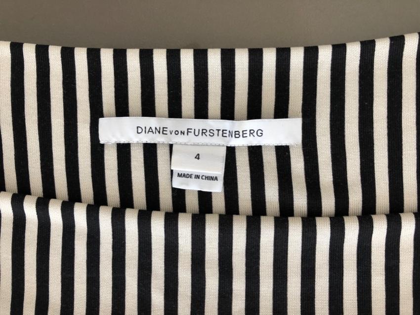 Diane von Furstenburg Ruri Multi-Stripe Shift Dress