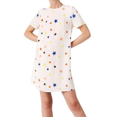 Nobody's Child Cream Star Ferne Mini Dress