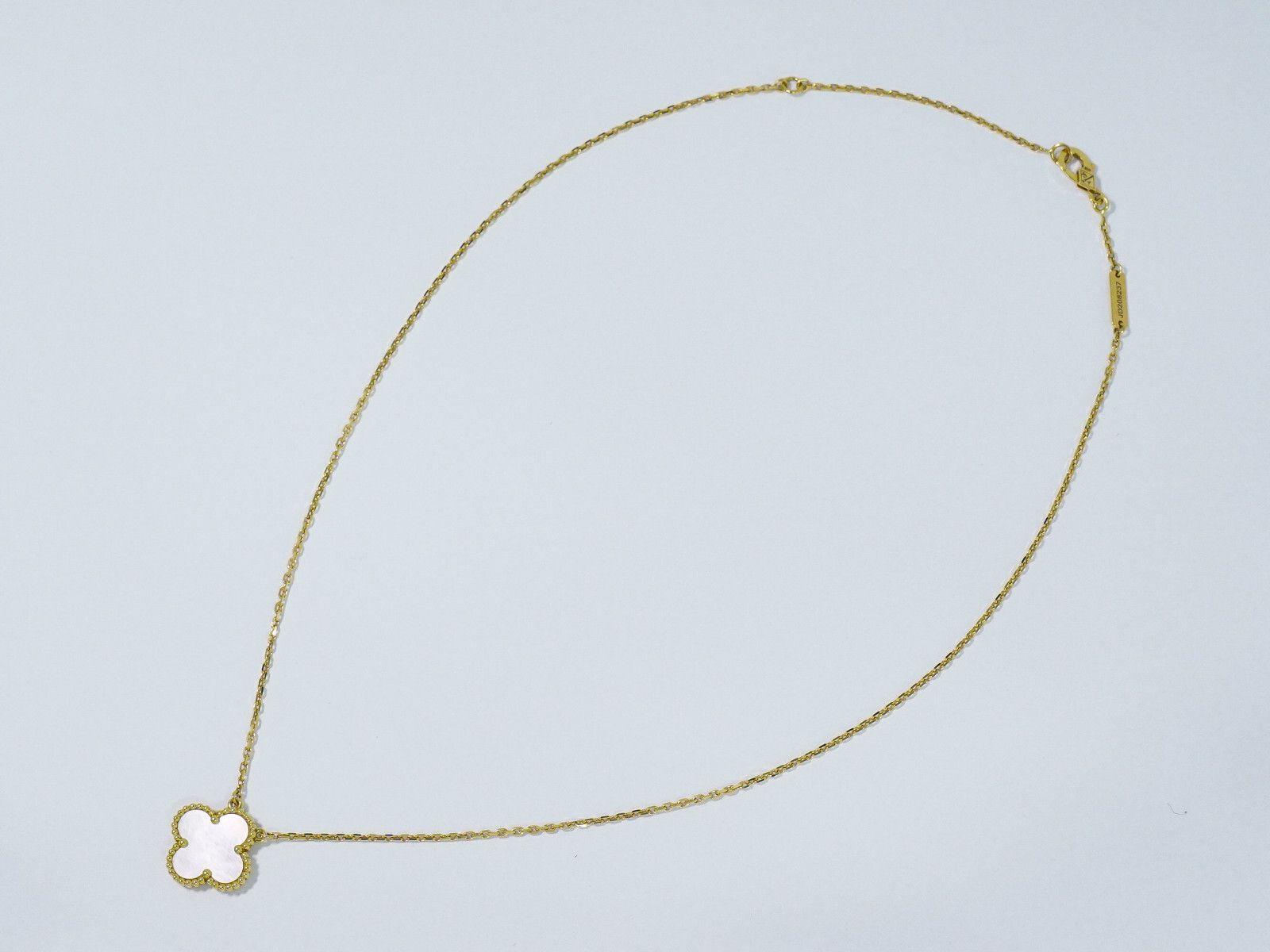 Van Cleef & Arpels Vintage Alhambra Pendant Necklace