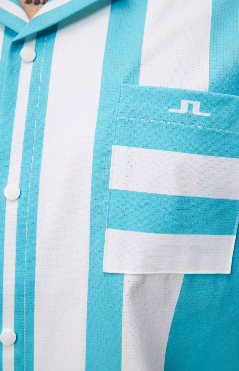 J Lindeberg Golf Will Short-Sleeve Plain Shirt