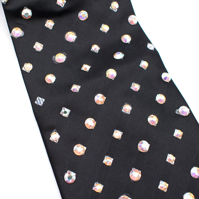 Milan Collection Crystal Embellished Tie