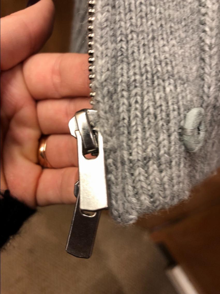 Stefanel Hooded Wool-Blend Cardigan