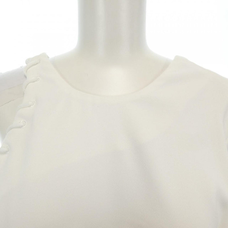 Ivory crepe blouse