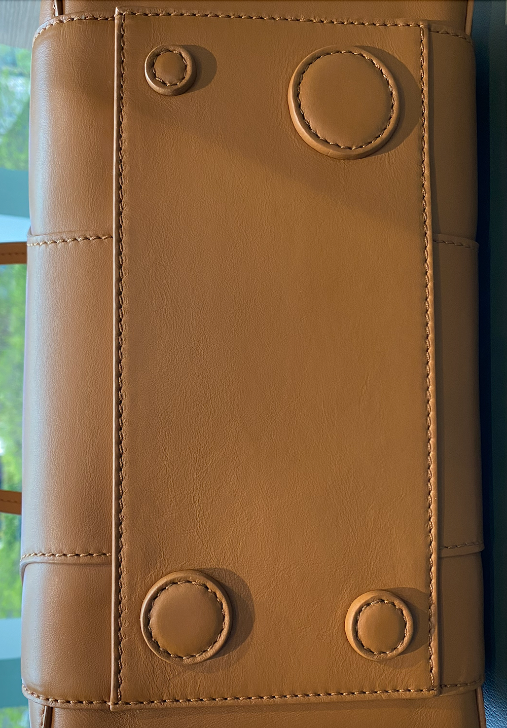 Brown Leather Burrow 32 Tote Bag