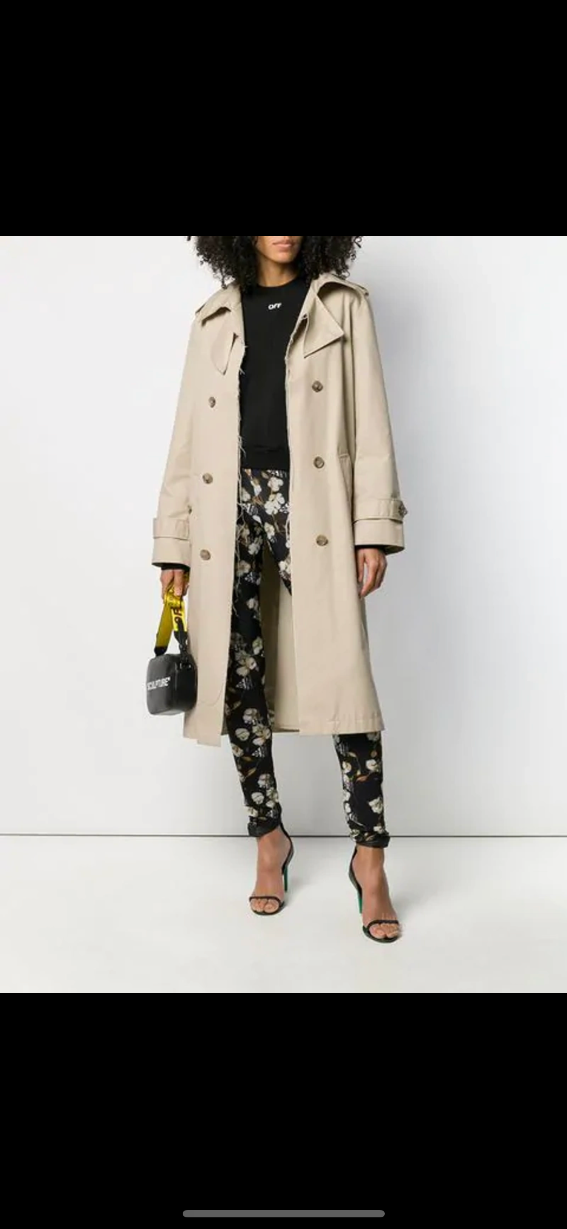 Floral Logo Print Leggings