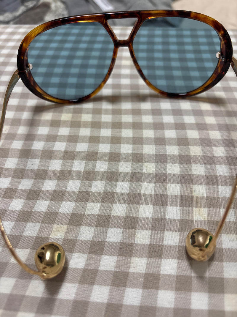 Bottega Veneta Blue Lens Sunglasses