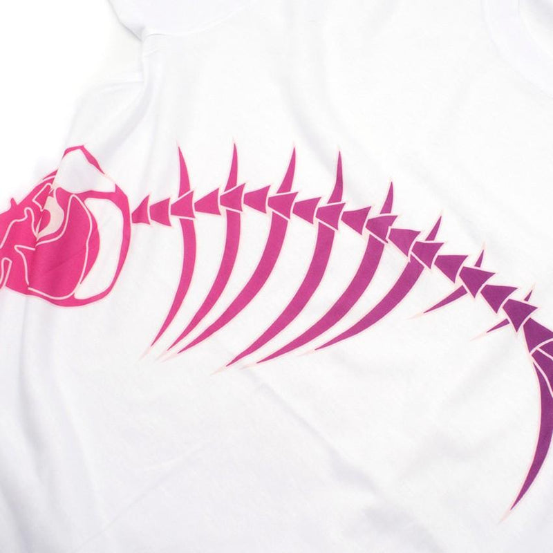 Katie Eary Oversized Ombre Fish Skeleton T-shirt