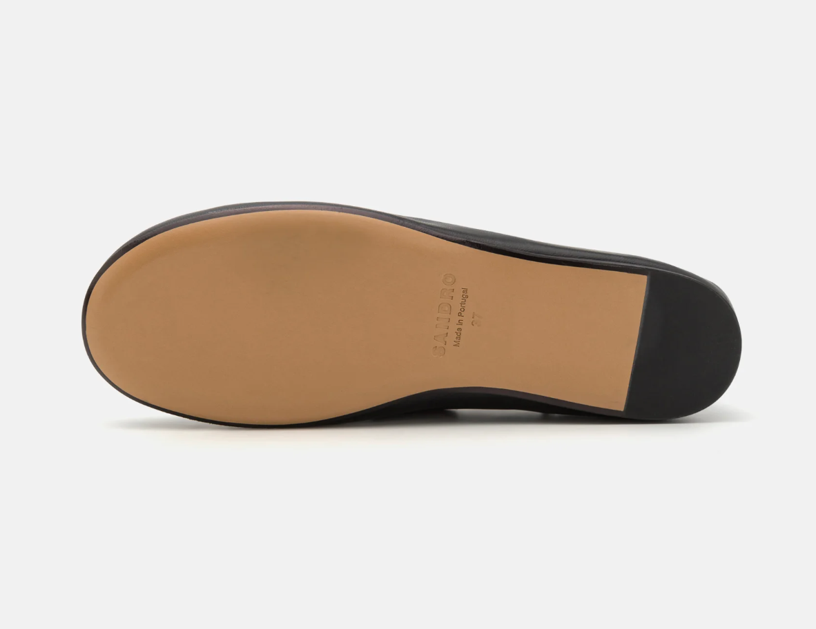 Sandro Leather Boat Shoes