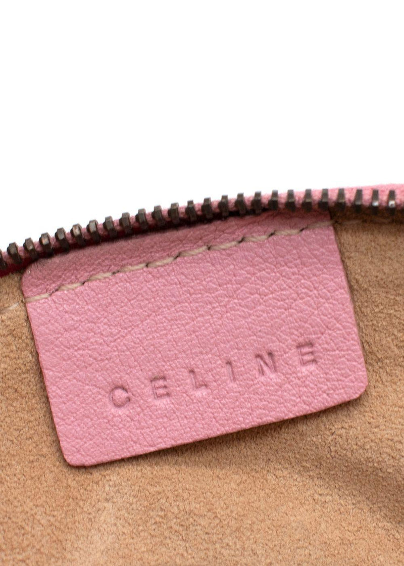 Celine Pink Logo Coin Purse