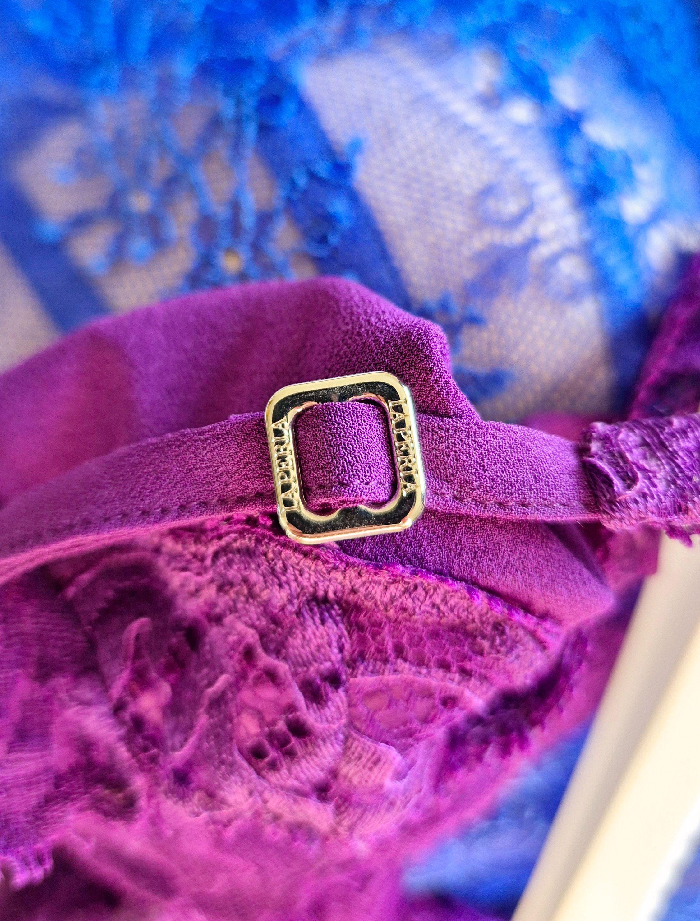 La Perla Purple Desert Rose Silk Cami