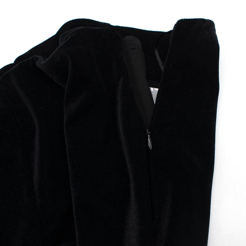 Sachin & Babi black velvet skinny trousers