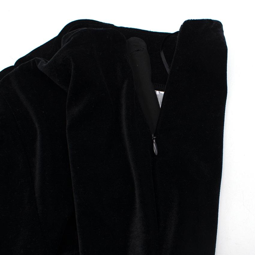Sachin & Babi black velvet skinny trousers