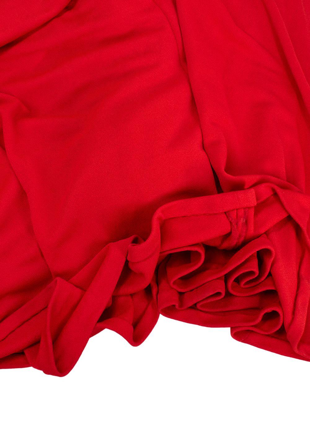 Gucci Red Open Back Sleeveless Dress