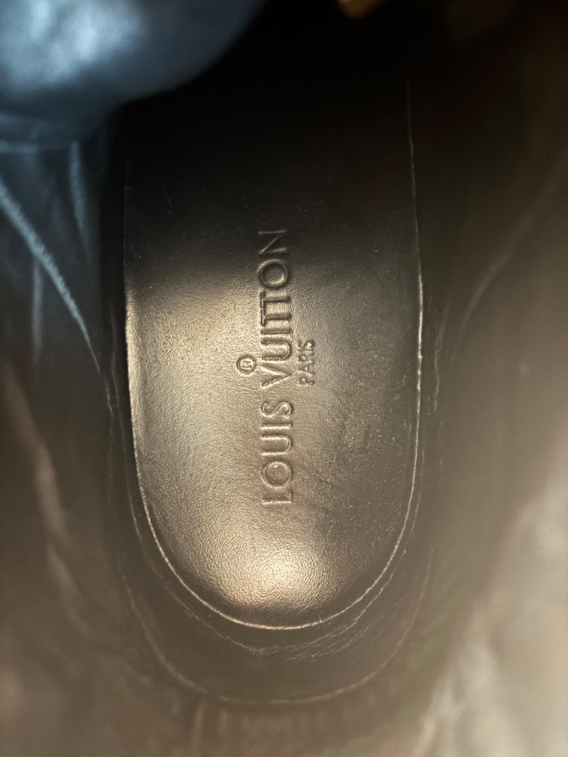 Louis Vuitton Black Monogram Ankle Boots