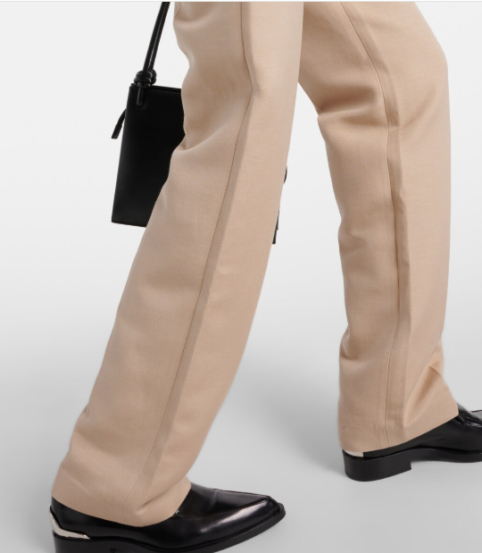 Tove Ilaria Cotton-Blend Straight Trousers