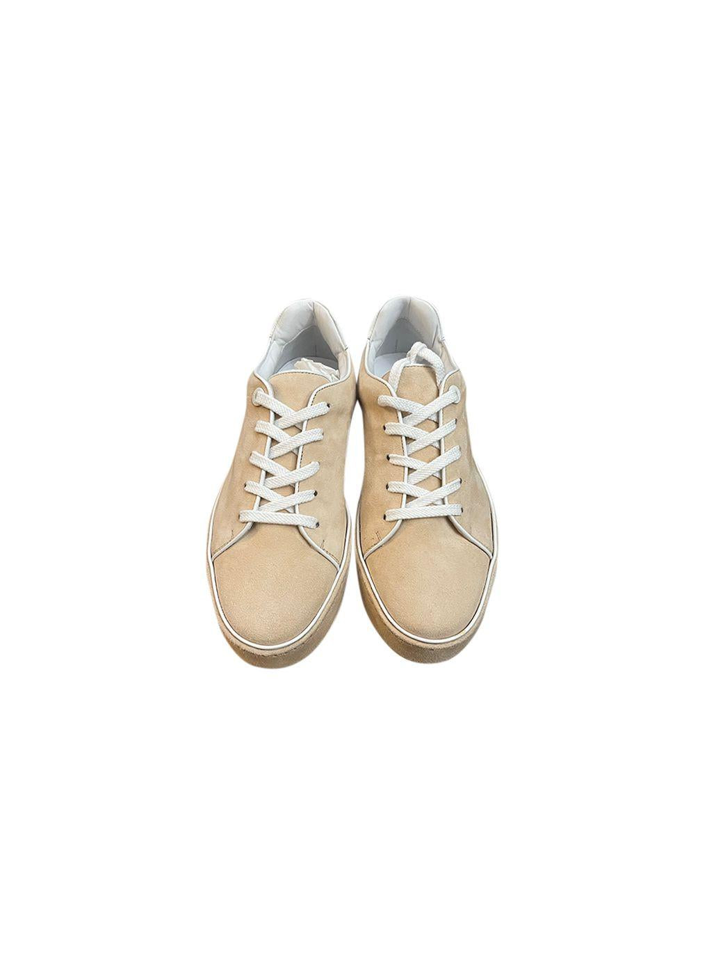 Pink suede Nuages trainers