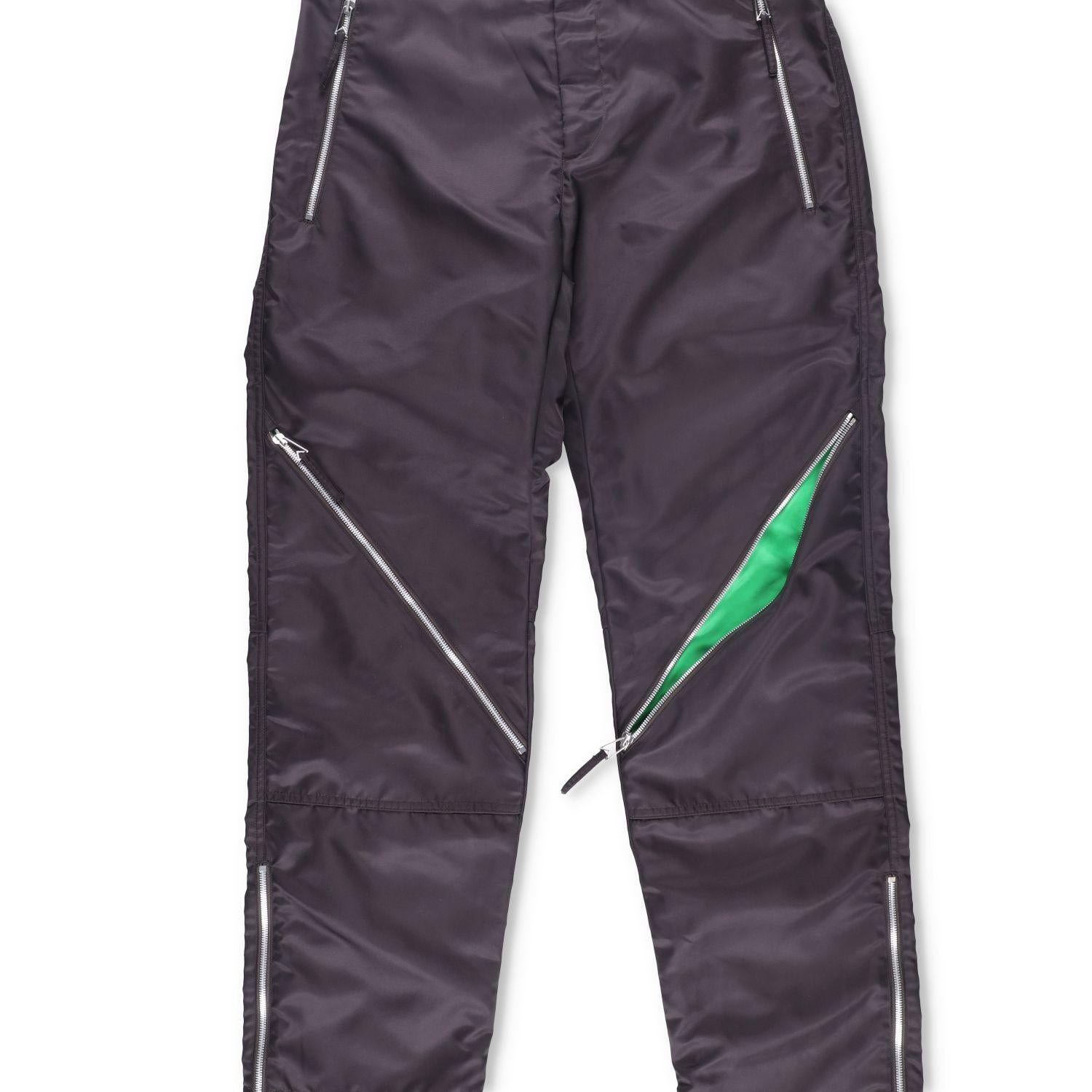 Bottega Veneta Nylon Zip Pants