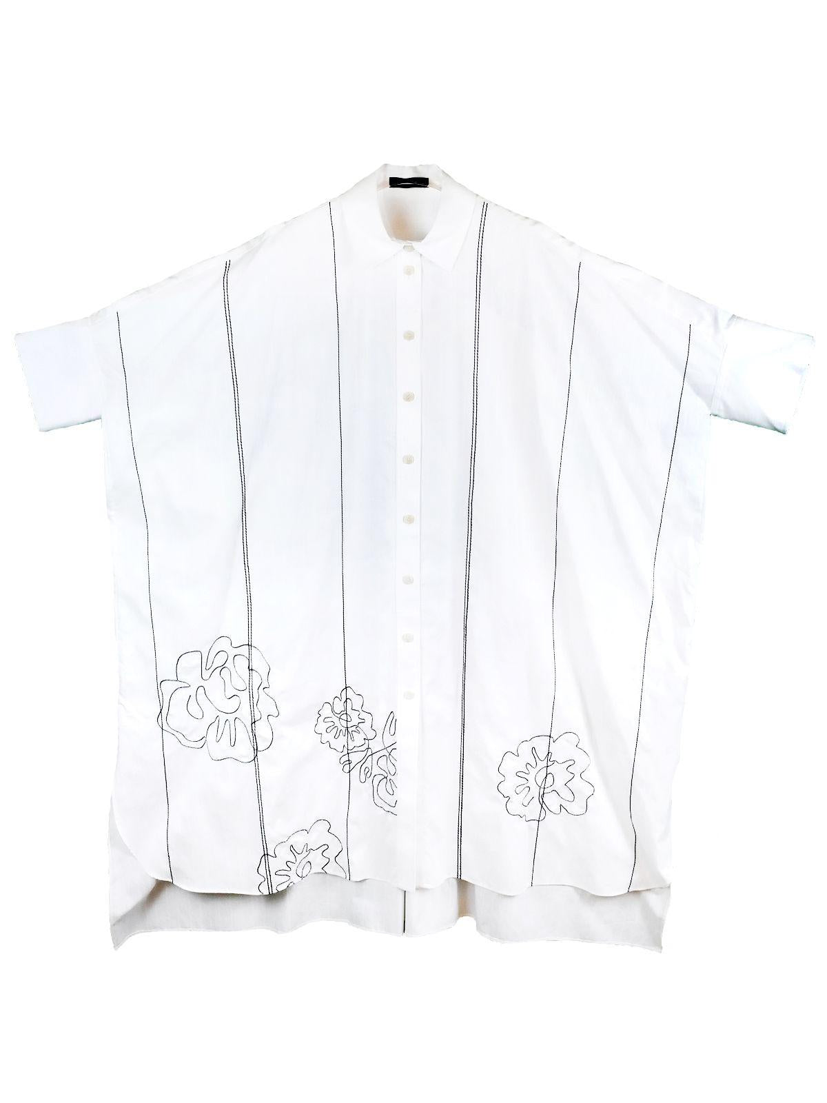 Joseph White Dania Shirt Dress