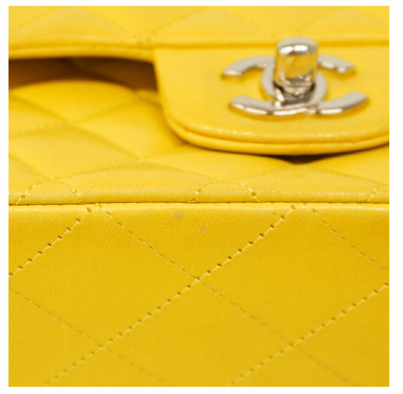 Chanel Quilted Yellow Timeless Bag