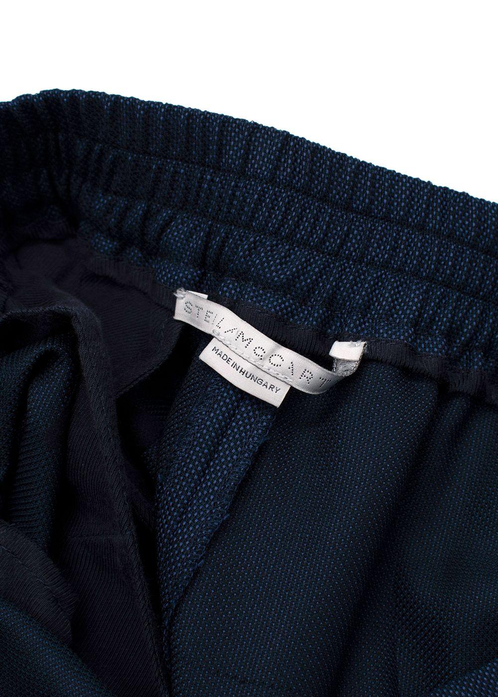 Stella McCartney Navy Speckled Wool Suit Trousers