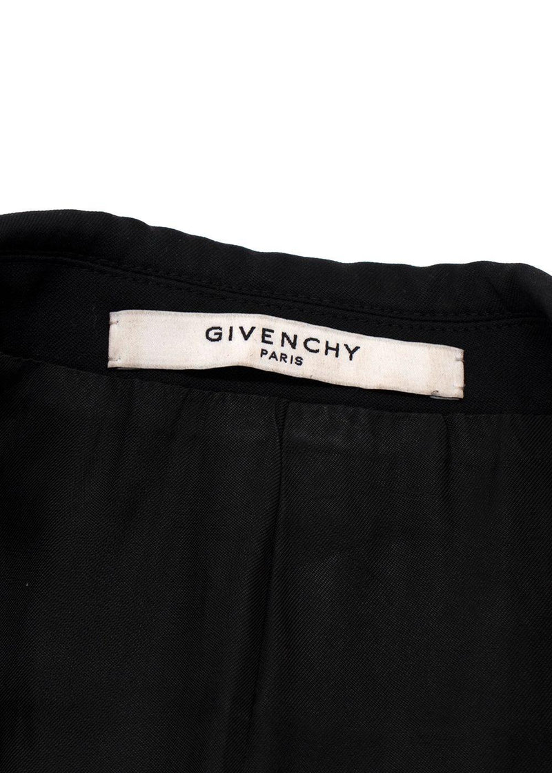 Givenchy Slim Fit Tailored Black Blazer