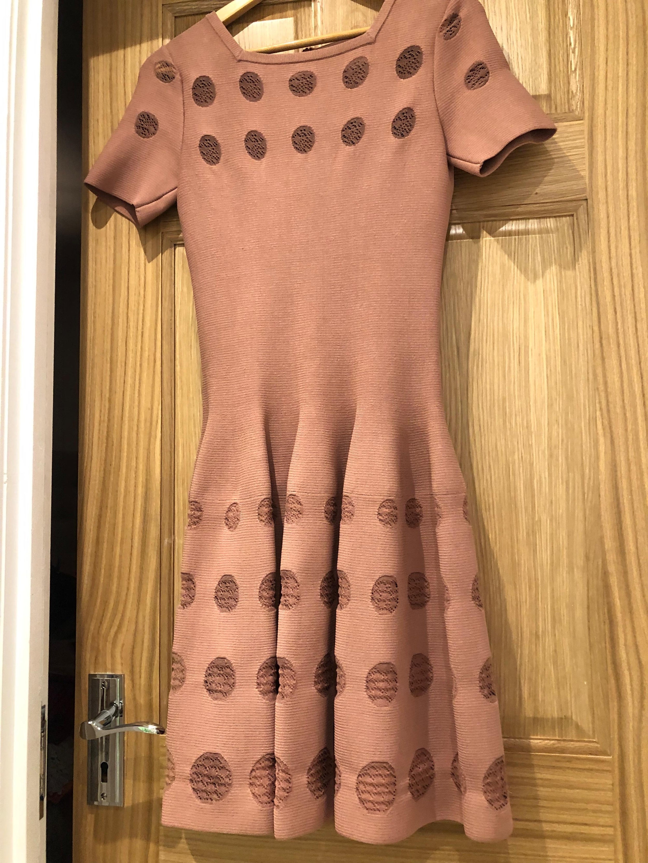 Alaia Pink Skater Dress