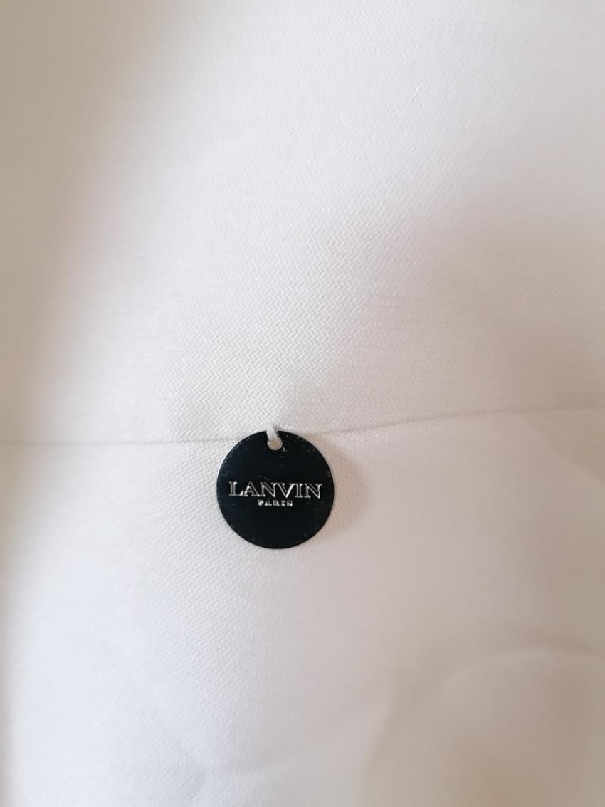 Lanvin Kids 10Y Ivory Peplum Jacket