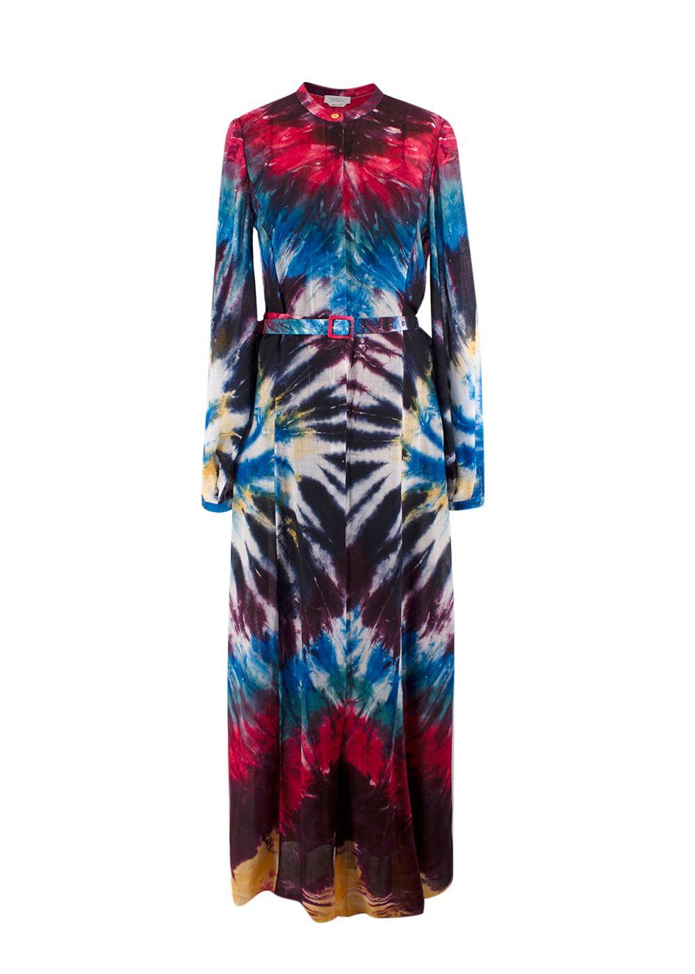 Gabriela Hearst Multicoloured Tie Dye Maxi Dress