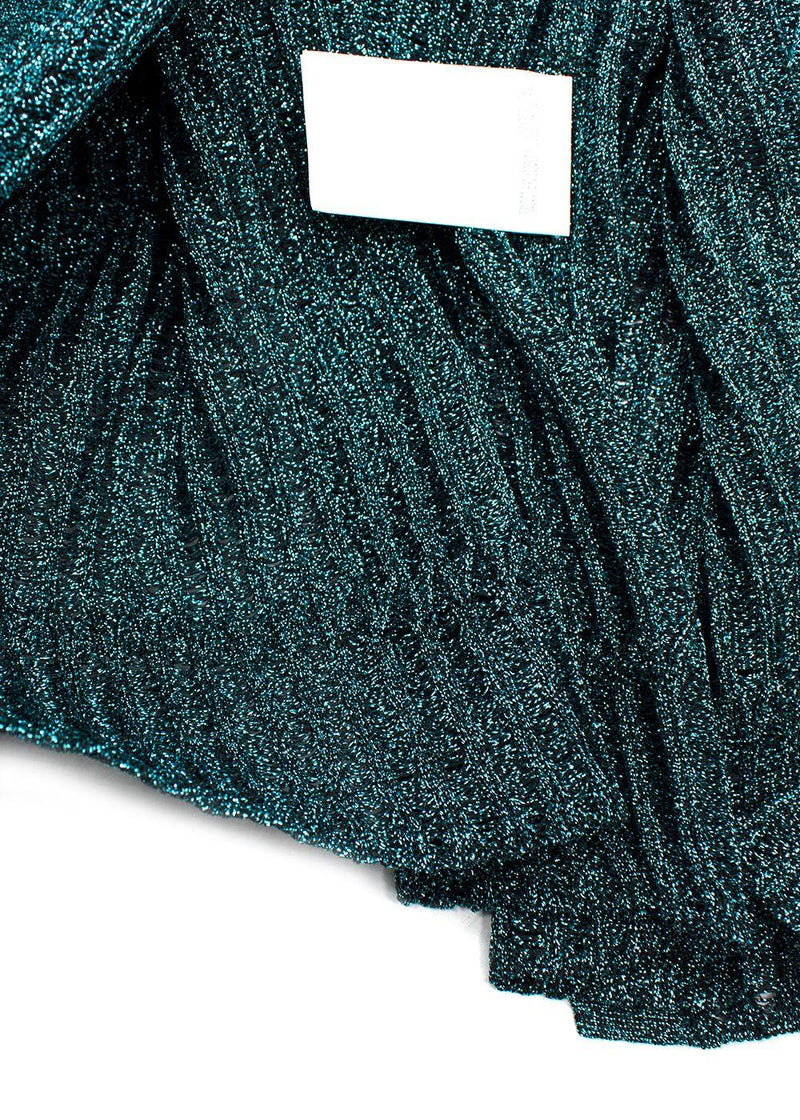 Missoni Blue Metallic Maxi Cardigan