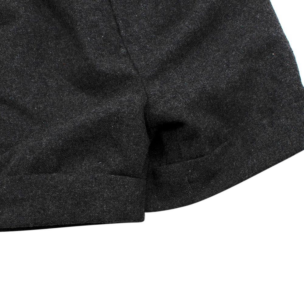 Papouelli Kids 4A Grey Shorts with Braces
