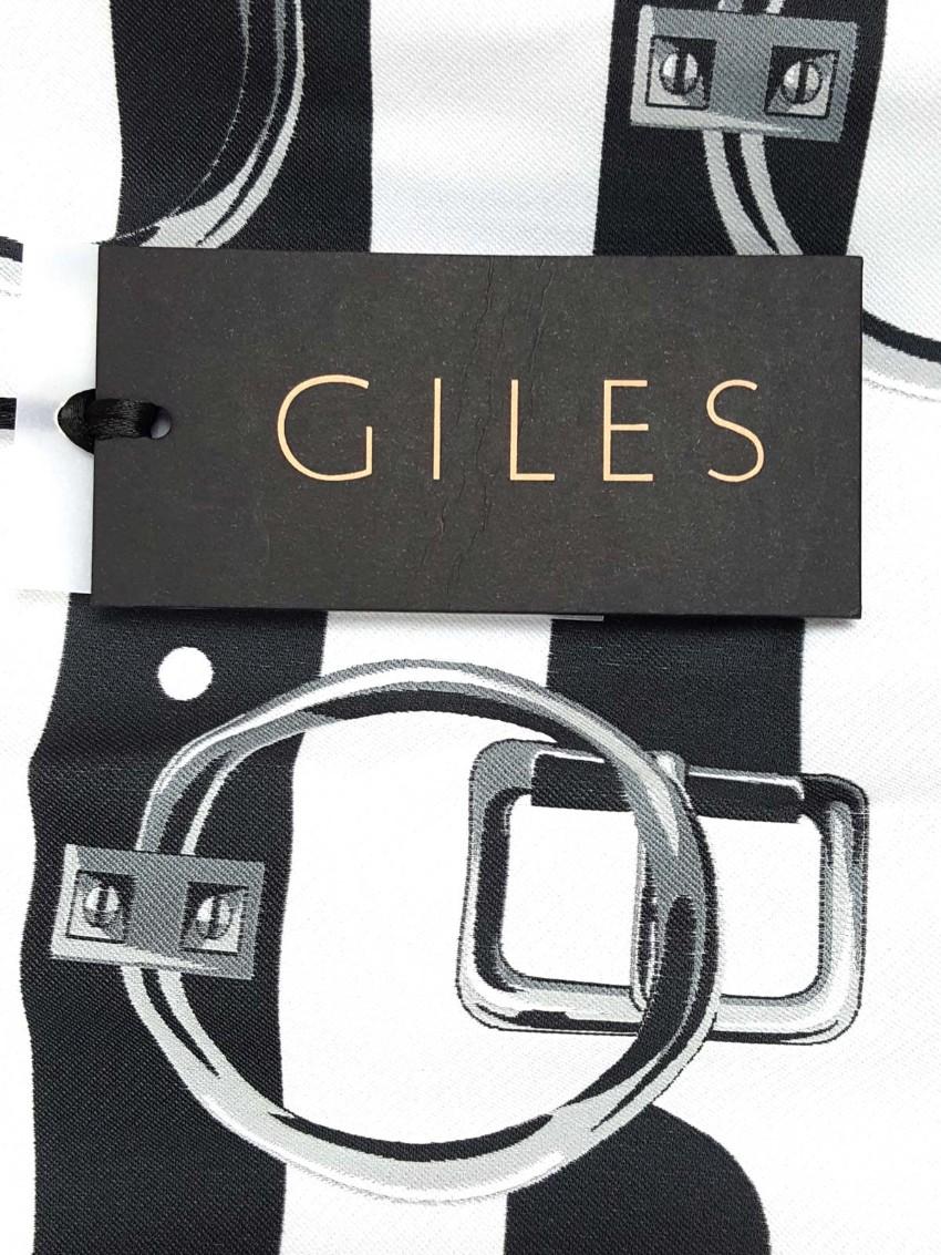 Giles handle print pencil skirt