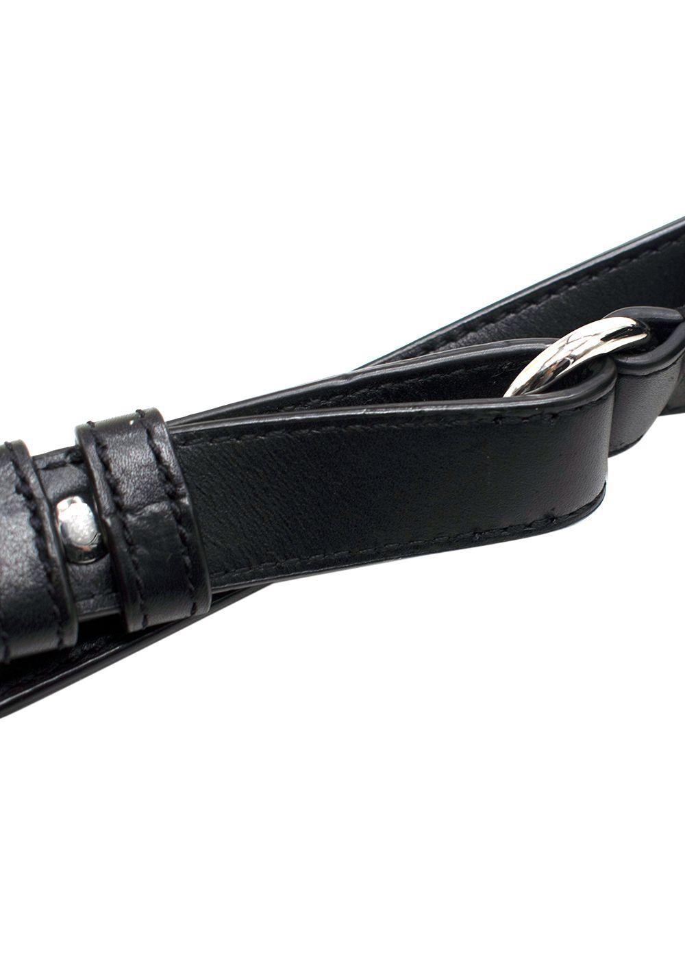 Alexander Wang Black Leather Mini Bum Bag