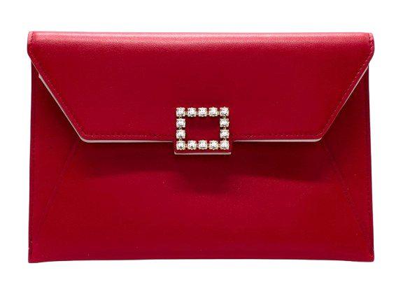 Roger Vivier Red Envelope Clutch