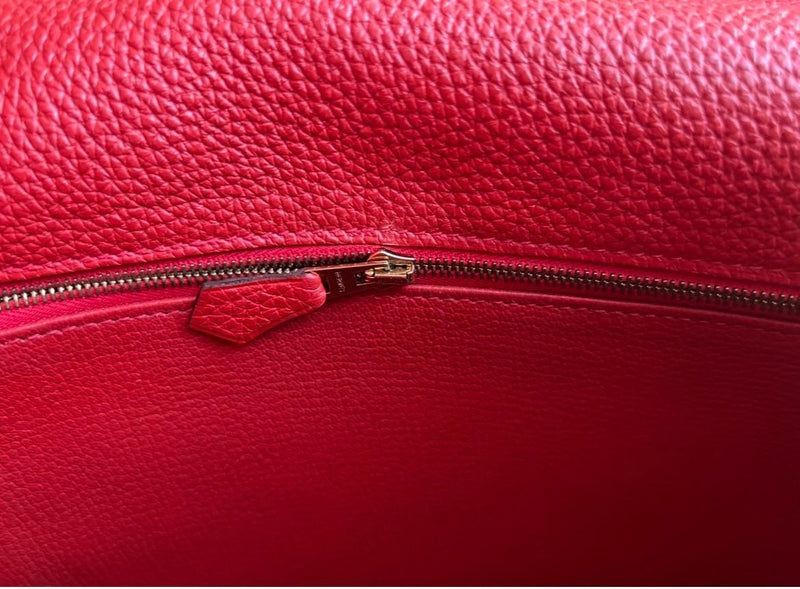Hermès Geranium Togo Leather Kelly 35cm