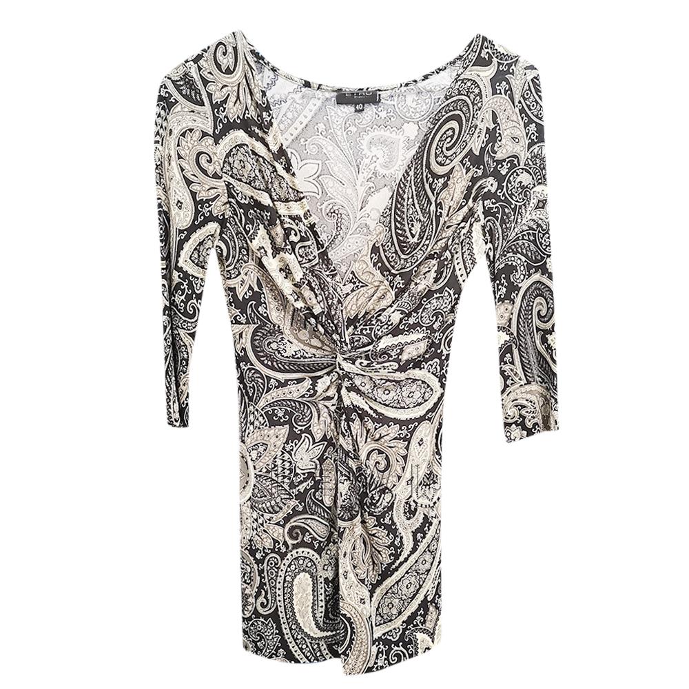 Etro paisley-print ruched-waist dress
