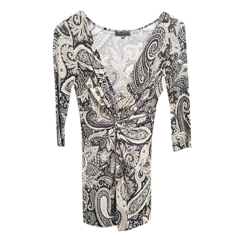 Etro paisley-print ruched-waist dress