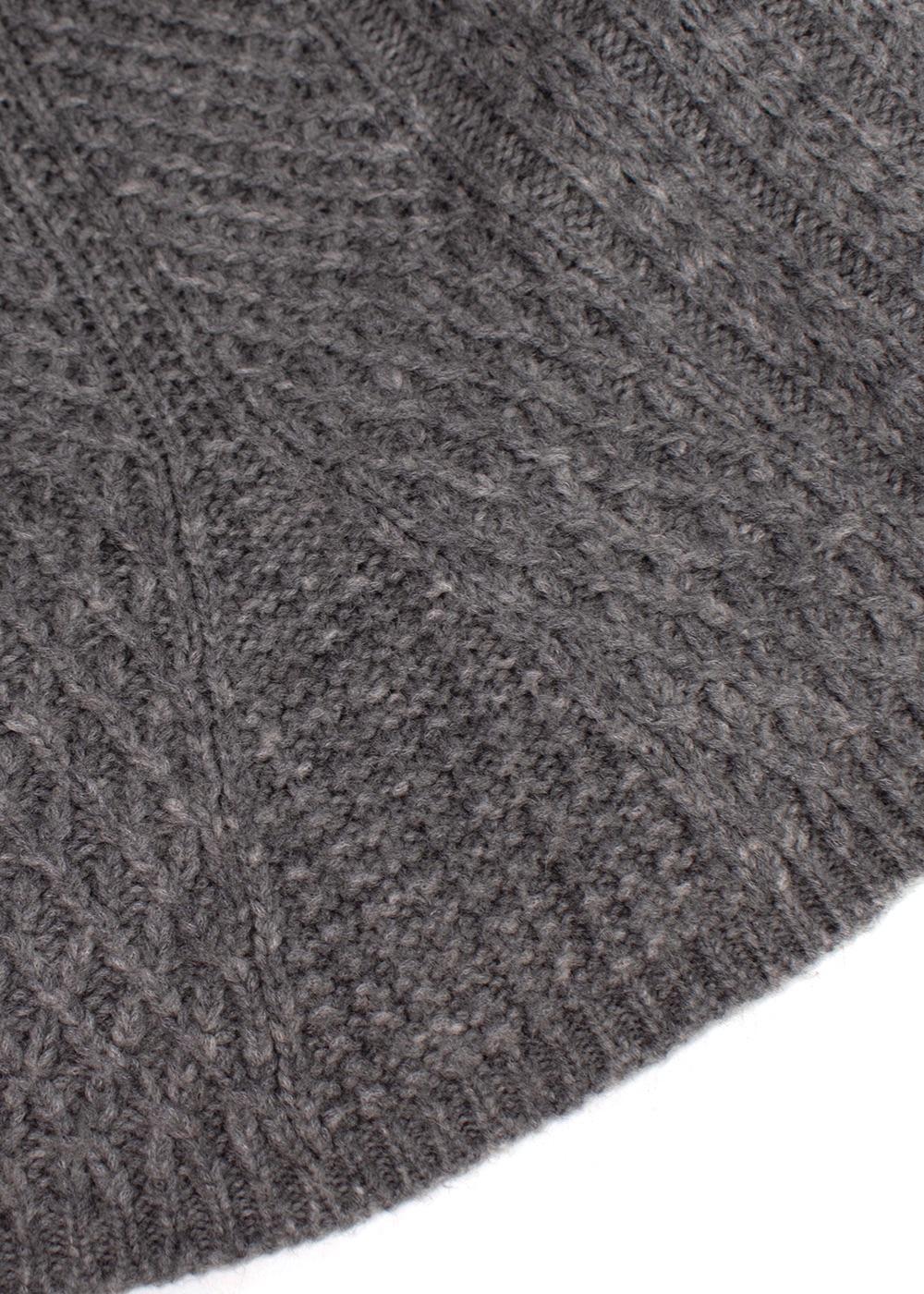 Max Mara Grey Wool Blend Jumper