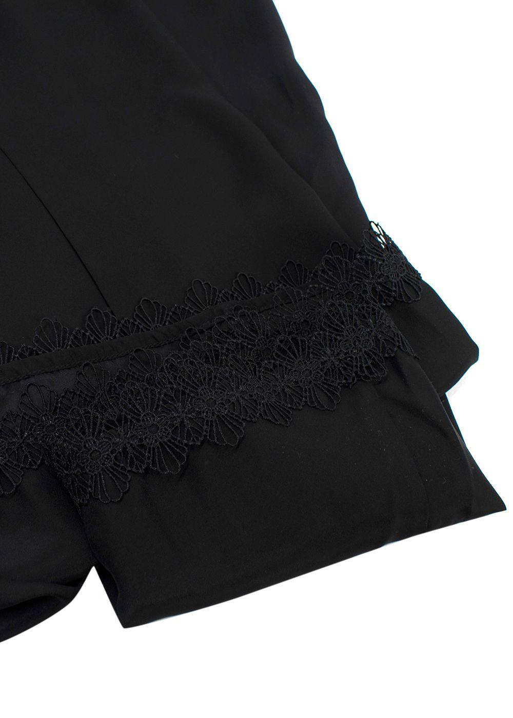 HVN Black Silk Bow Detail Maxi Dress