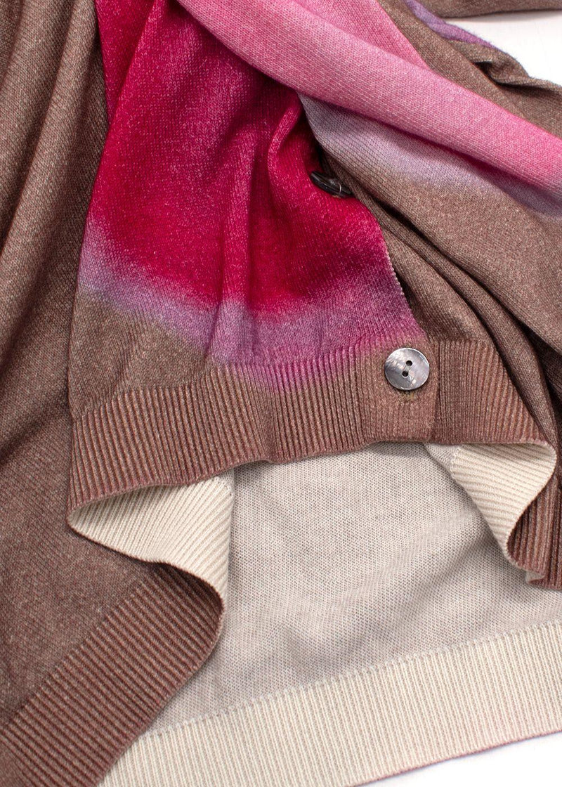 In Bed With You Pink Printed  Longline Cardigan