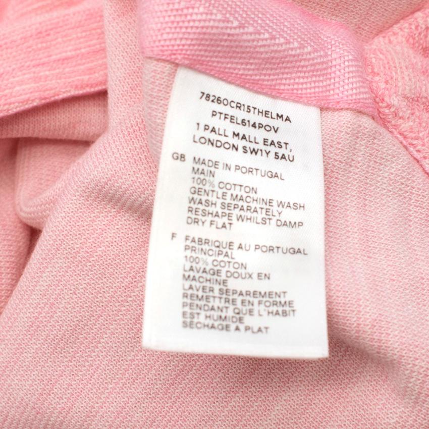Orlebar Brown Pink Cotton Beach Top