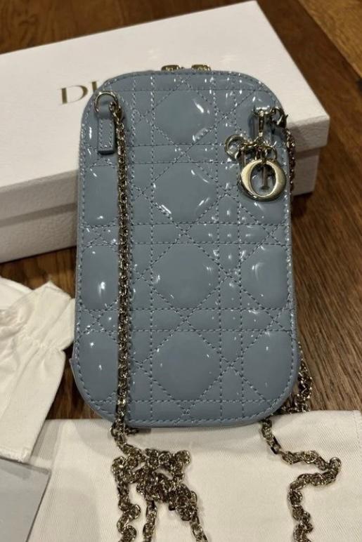 Dior Blue Cannage Phone Case