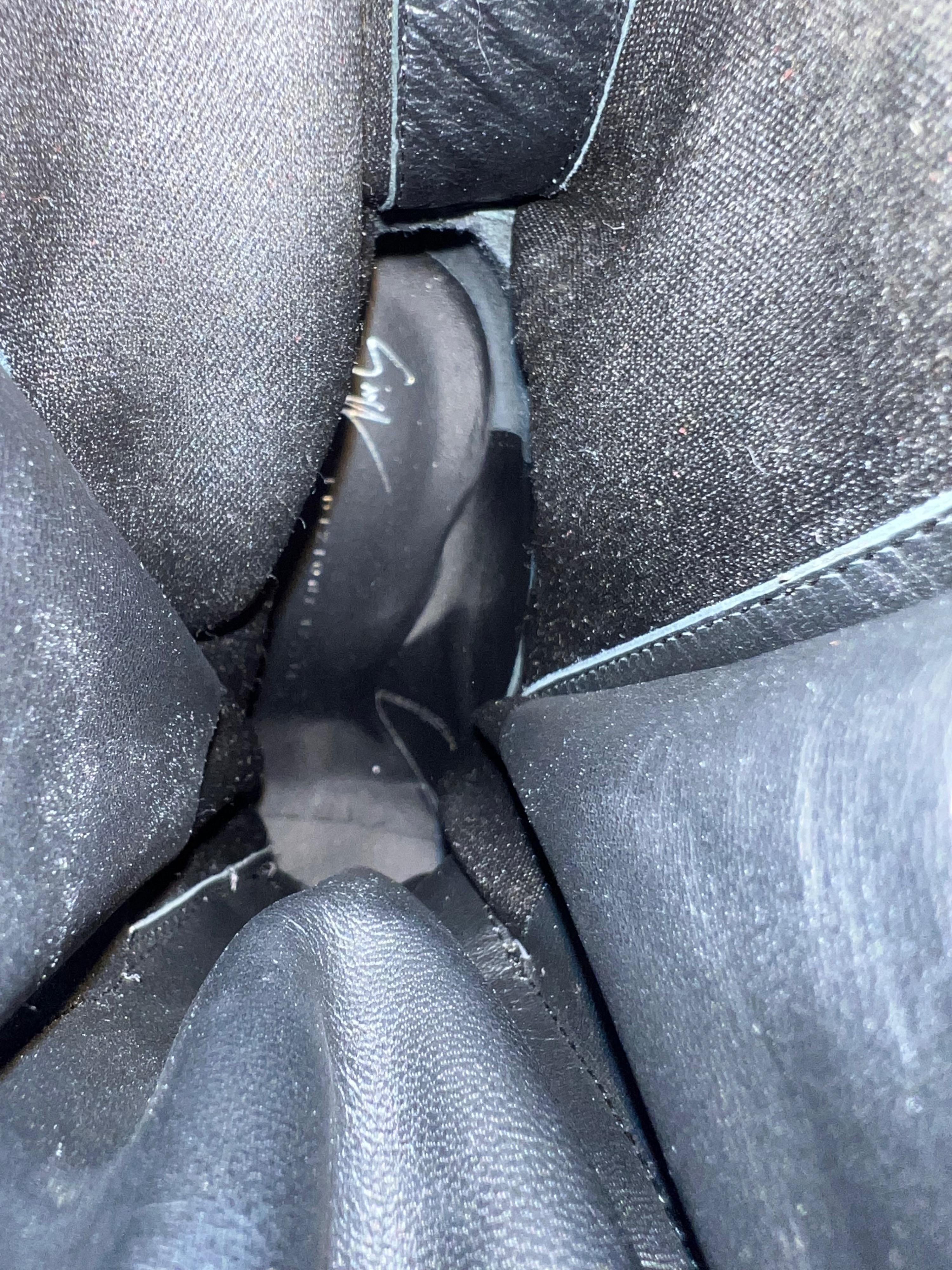 Black Twill Lace Up Heeled Booties