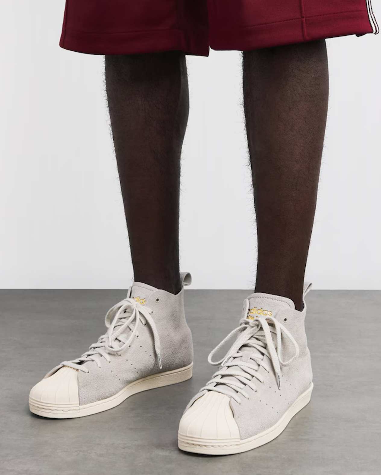 Adidas x Wales Bonner Suede High-Top Sneakers
