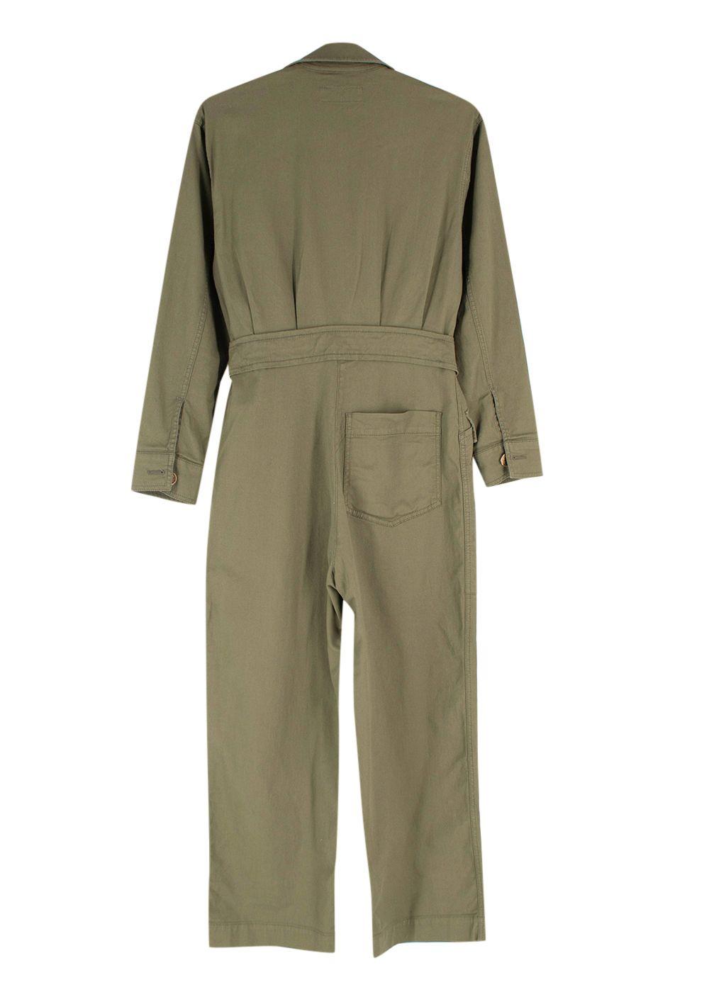 Weekend Max Mara Khaki Boiler Suit
