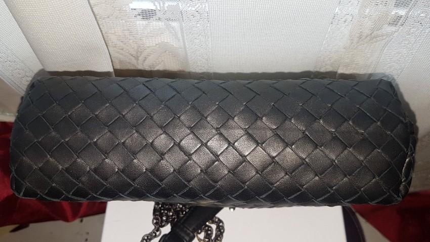 Bottega Veneta Baby Olimpia Intrecciato Leather Shoulder Bag