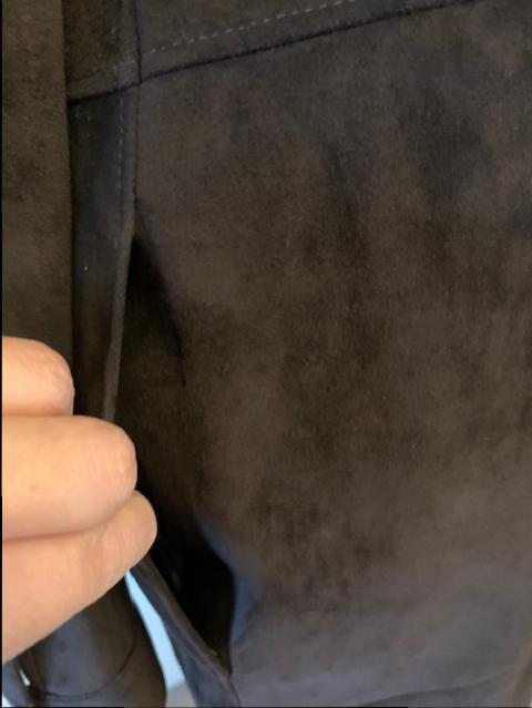 Belstaff Black Suede Belted Dress