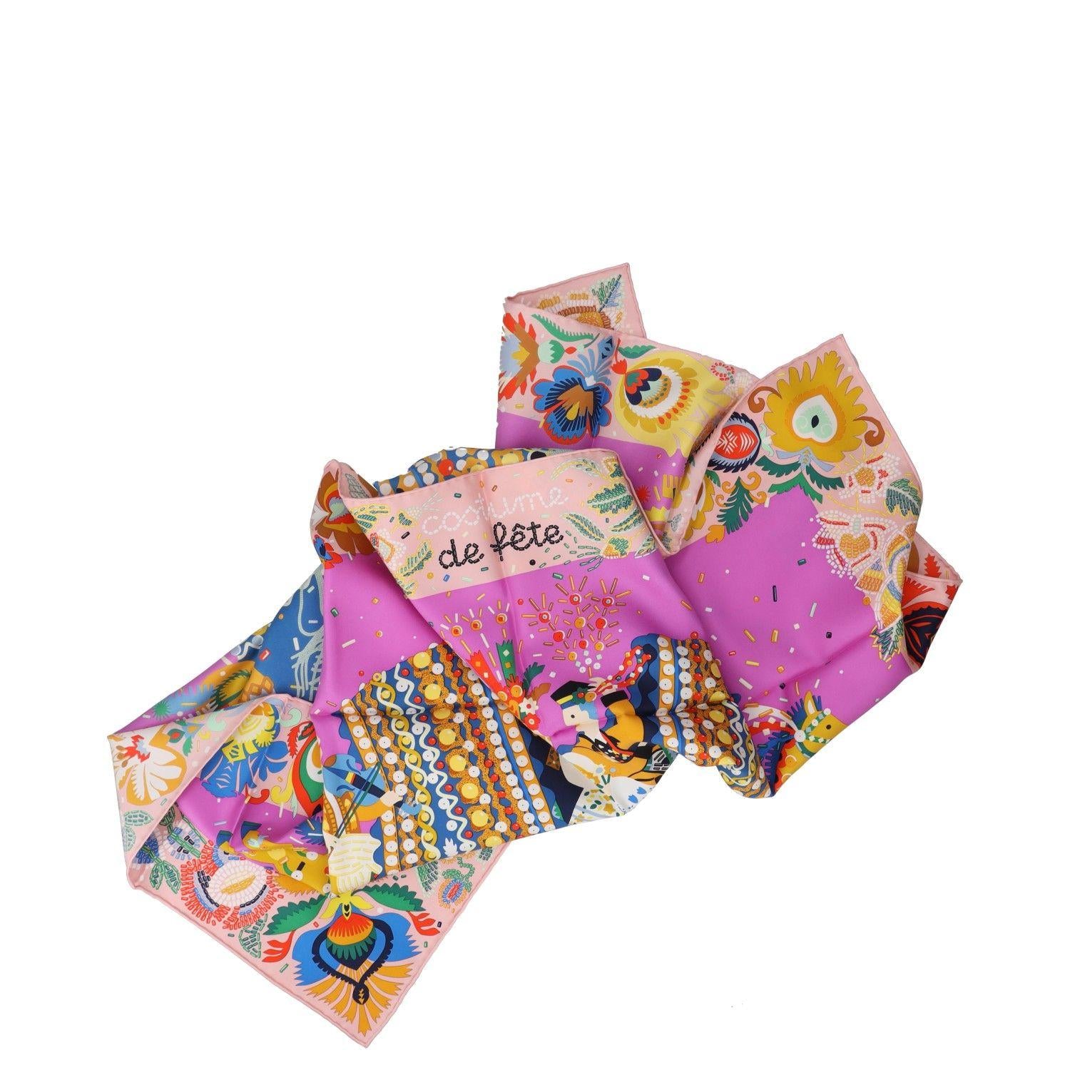 Hermes Costume De Fete Scarf 90