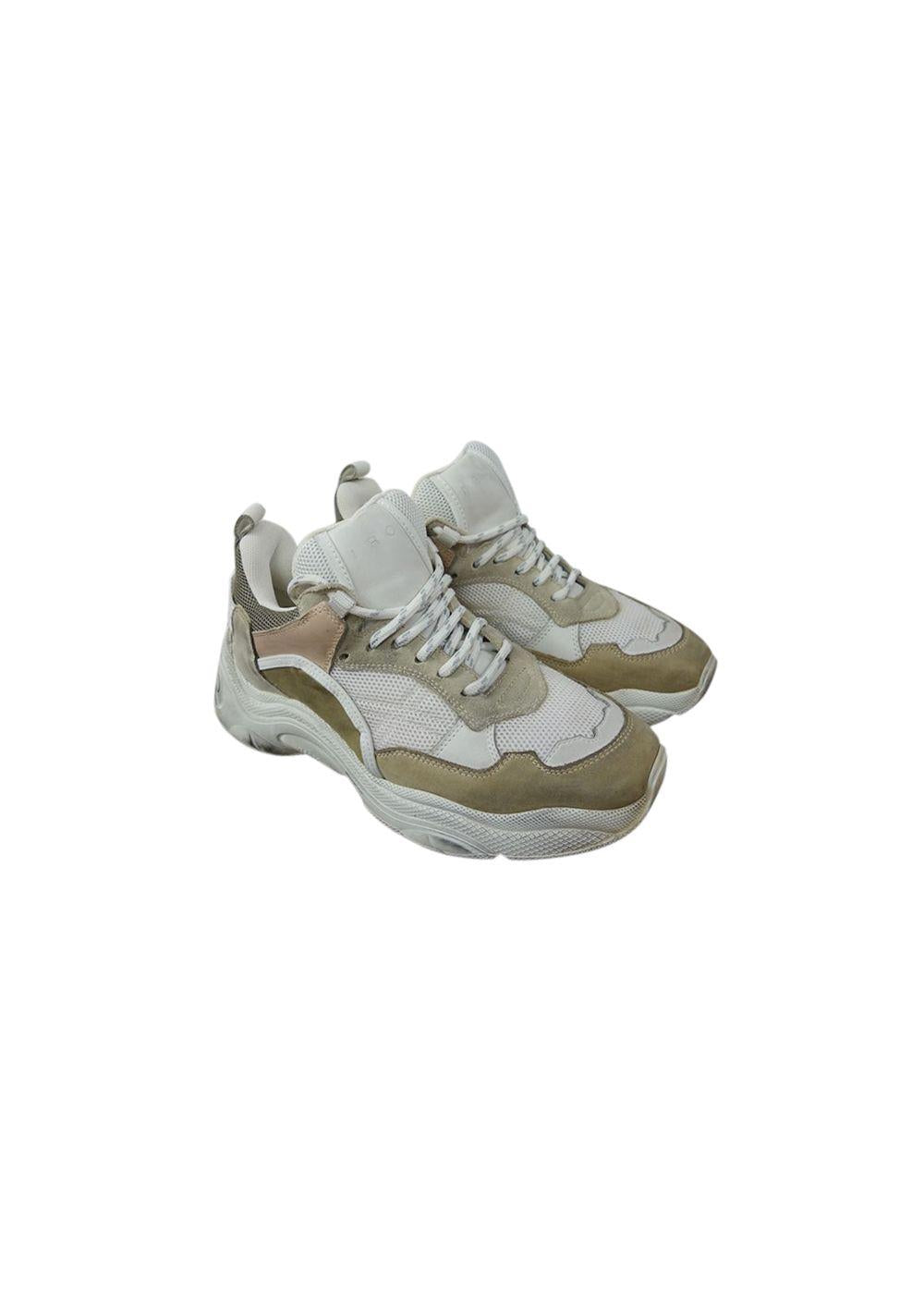 Chunky Mesh & Suede Sneakrs