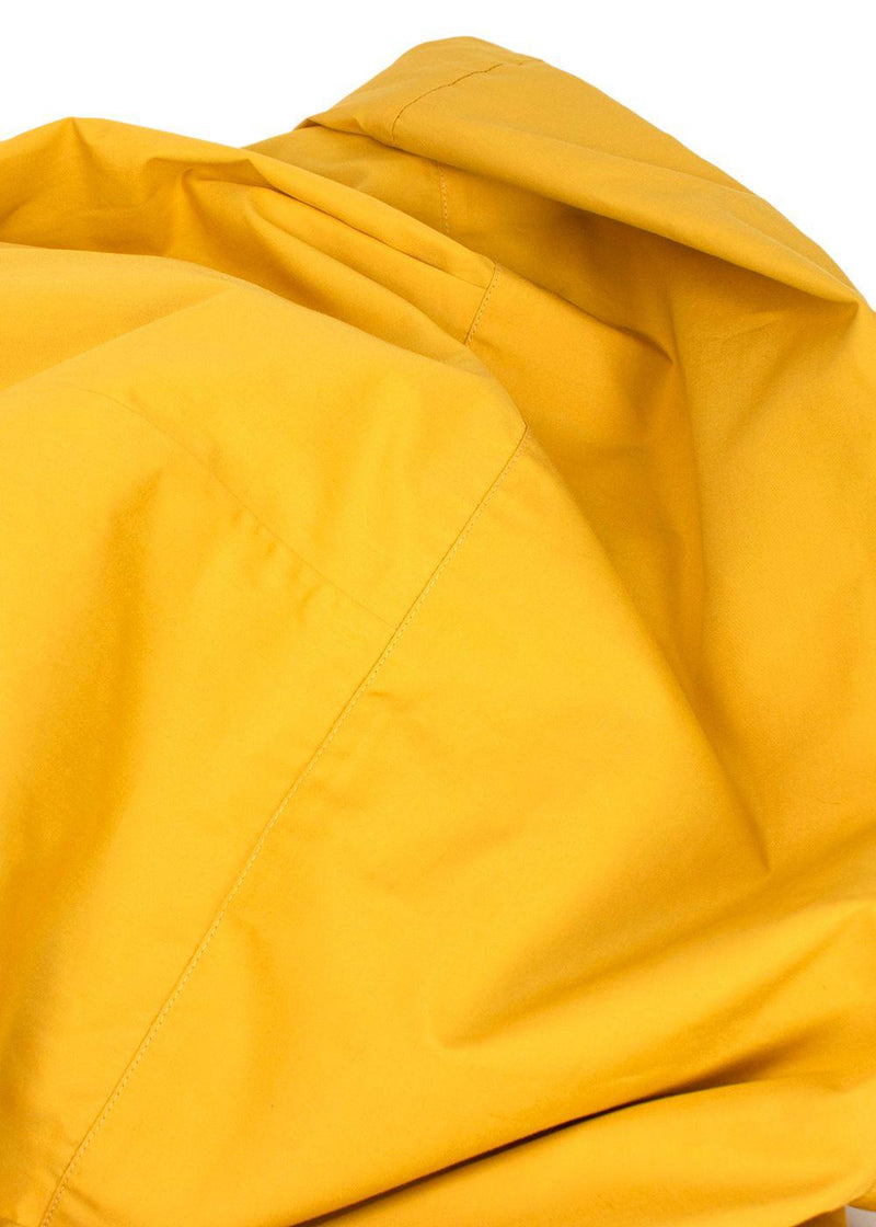 Givenchy Golden Yellow Chain-embellished Cotton-poplin Shirt Dress