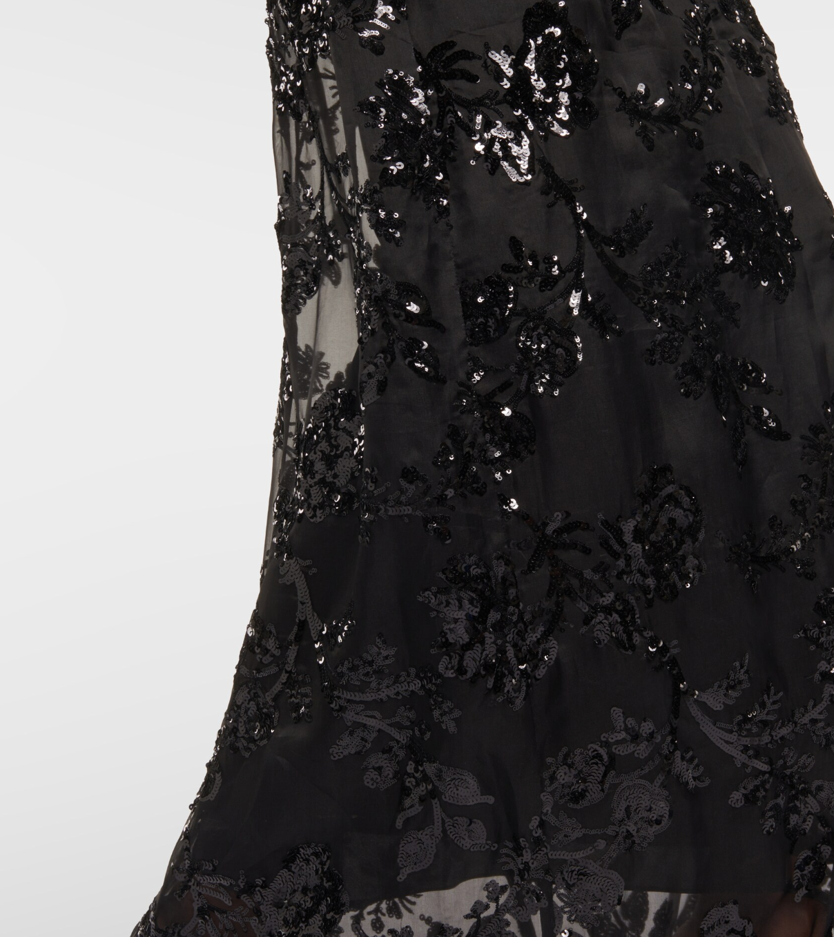 Erdem Malvina Embellished Silk Gown